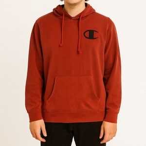Champion Red Mens Hoodie Sz Small